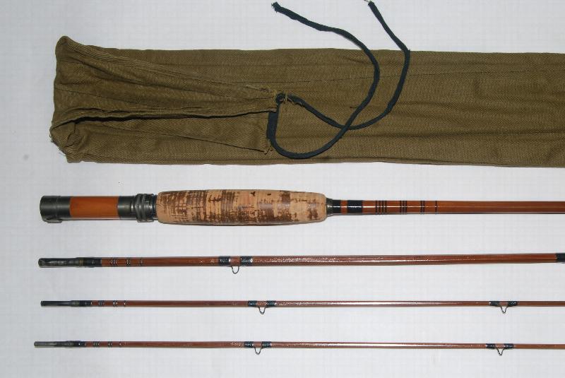 CLOTH ROD BAG 4 SECTION FOR 9' FLY ROD GREEN 