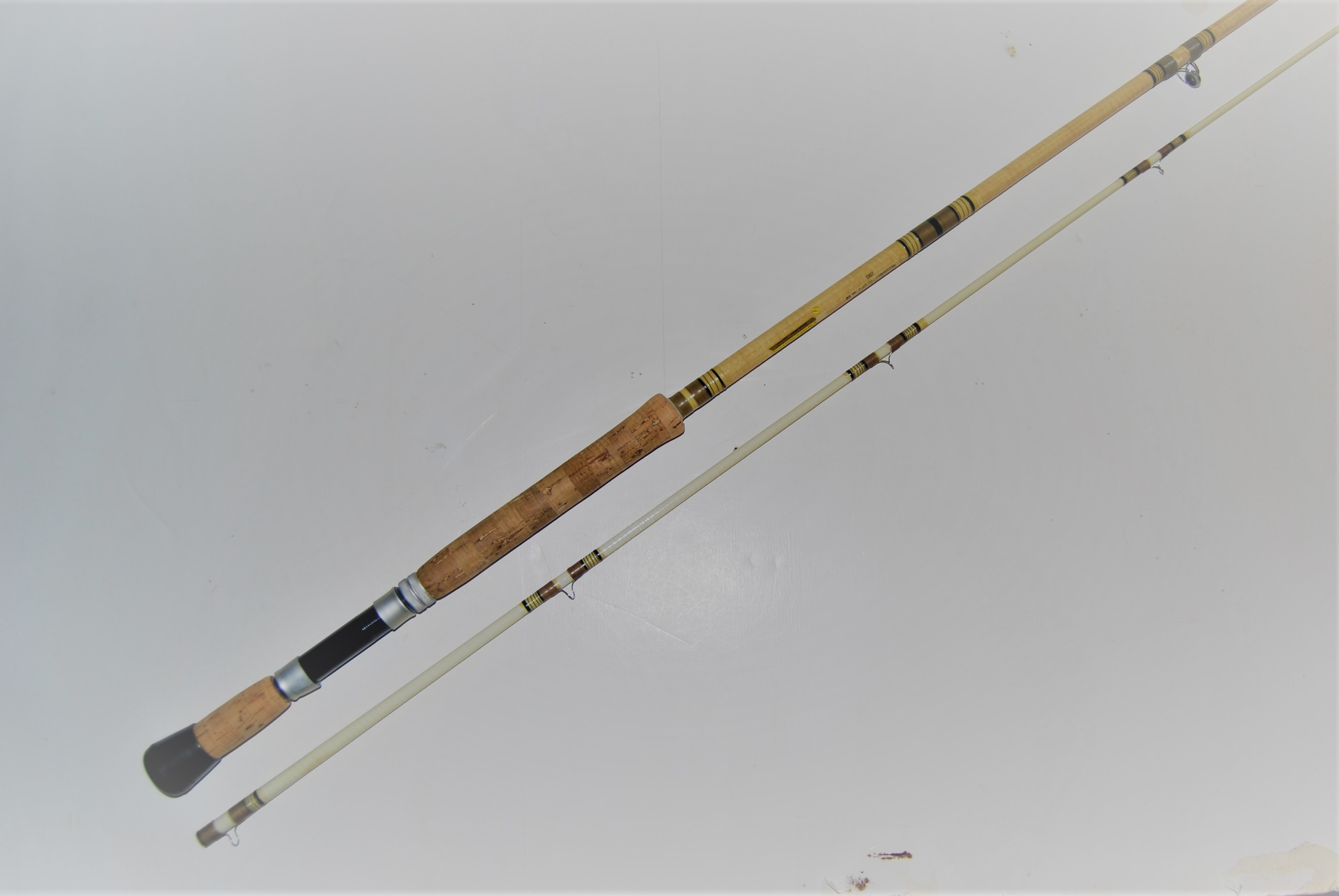 9 0 Shakespeare Ff Purist Fy 940 Fiberglass 2 1 10 Line 3 In Fixed Cork Extension Butt With Rubber Cap Bag No Tub E