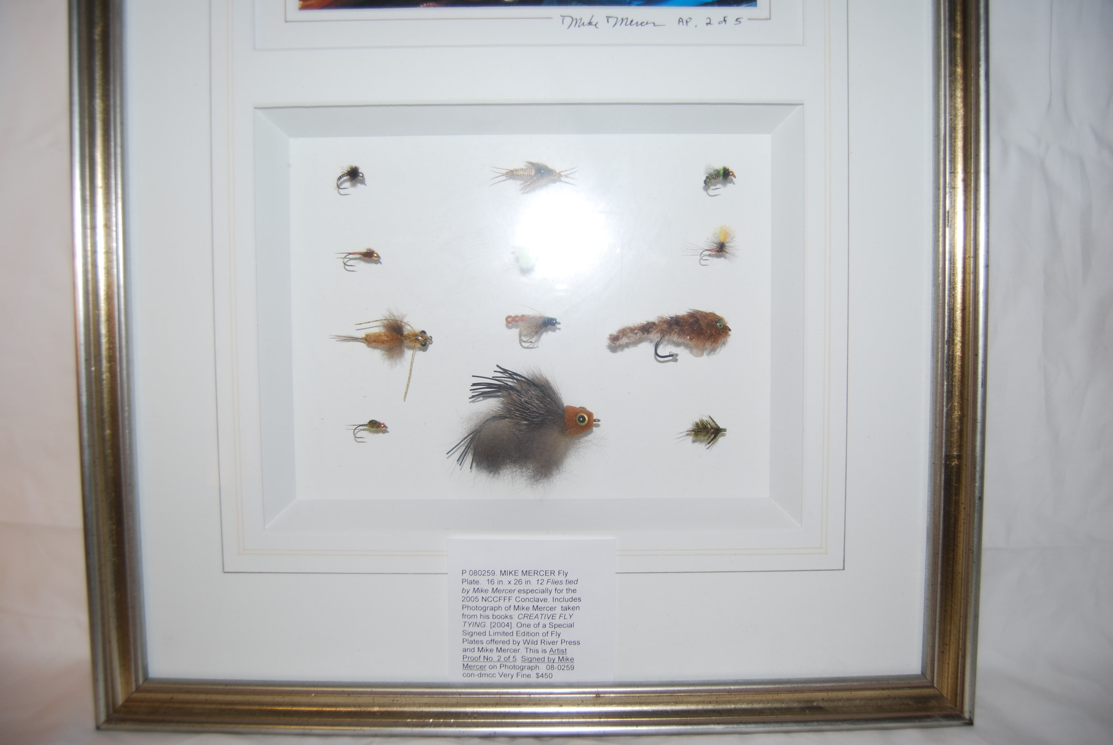 MIKE MERCER Fly Plate. PRICE REDUCTION. SOLD