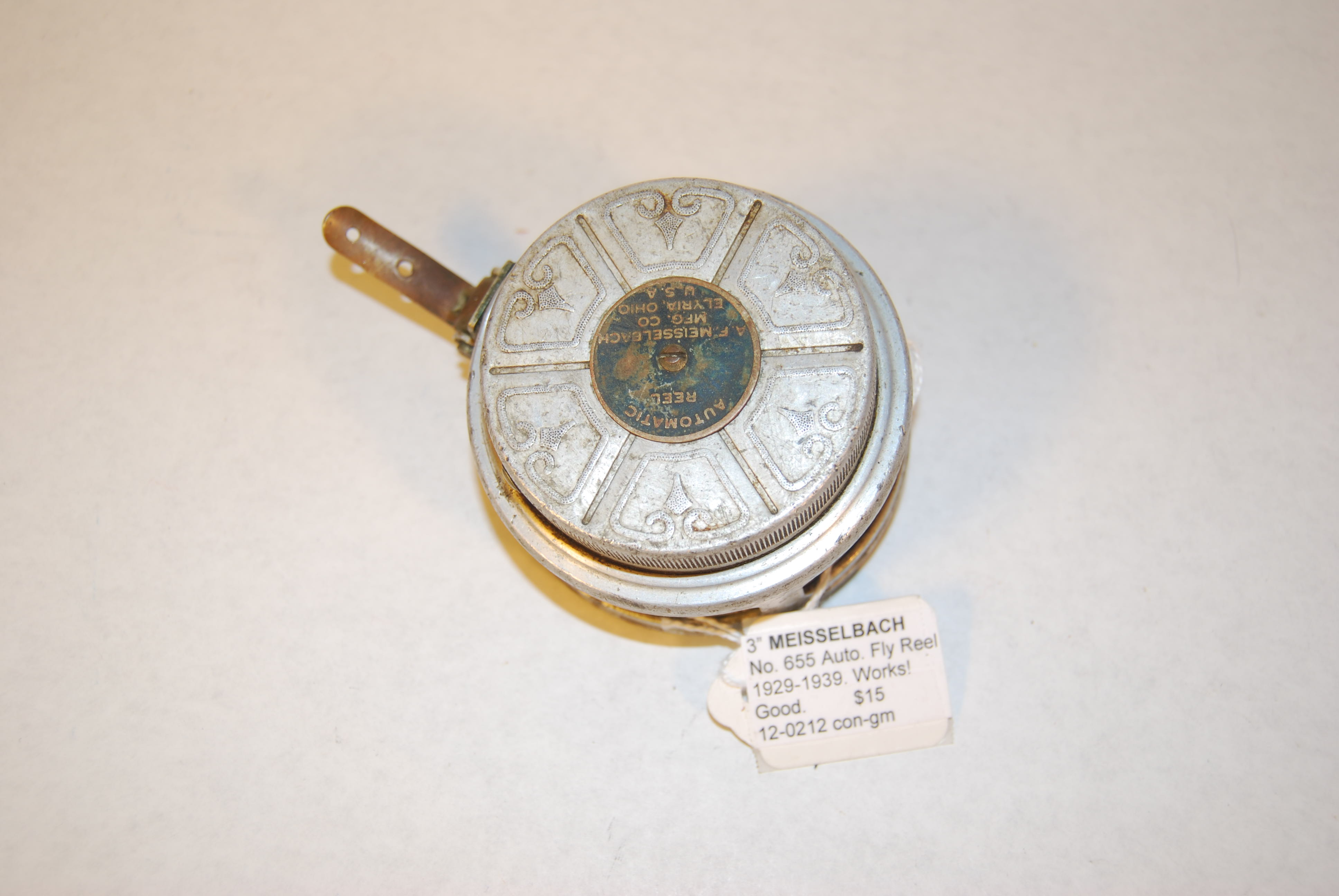 3” MEISSELBACH No. 655 Automatic Fly Reel. 1929-1939.